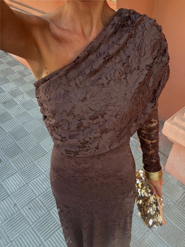 Robe marron Carolina