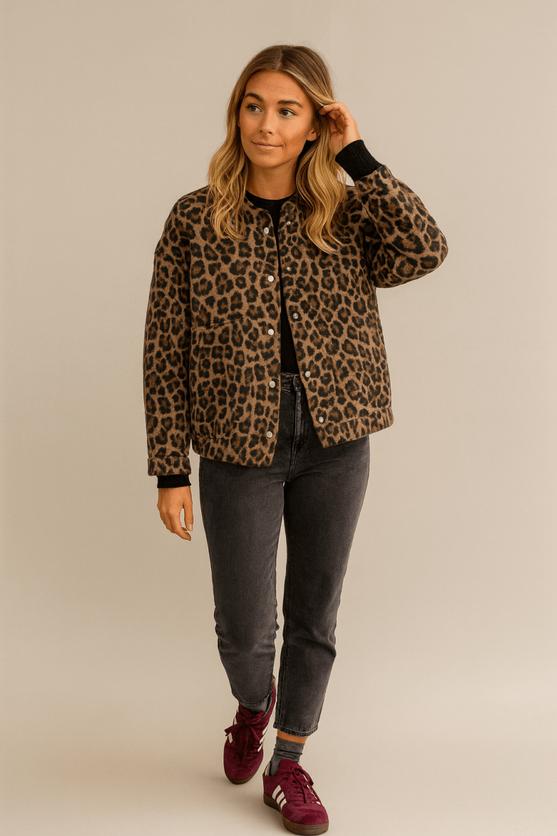 CHARLENE | VESTE LÉOPARD