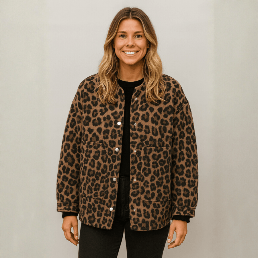 CHARLENE | VESTE LÉOPARD