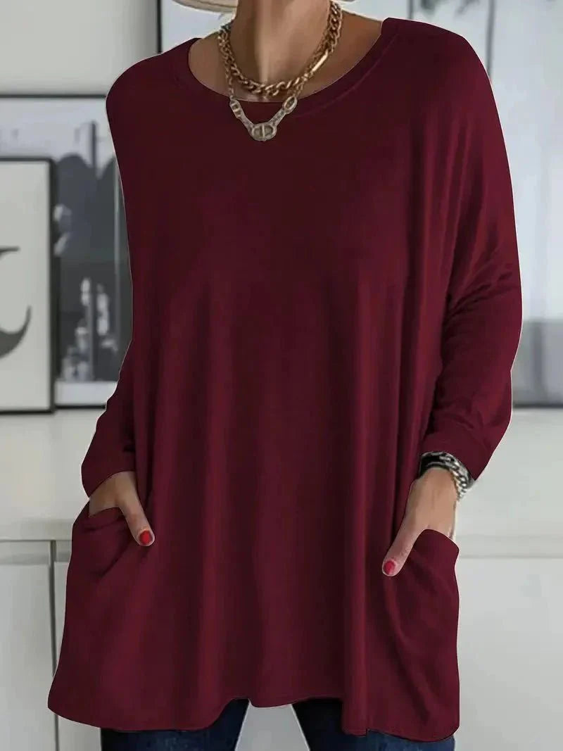 Haut long ample Clohe