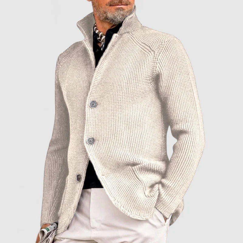 Arnold - Gilet cardigan homme style militaire rétro