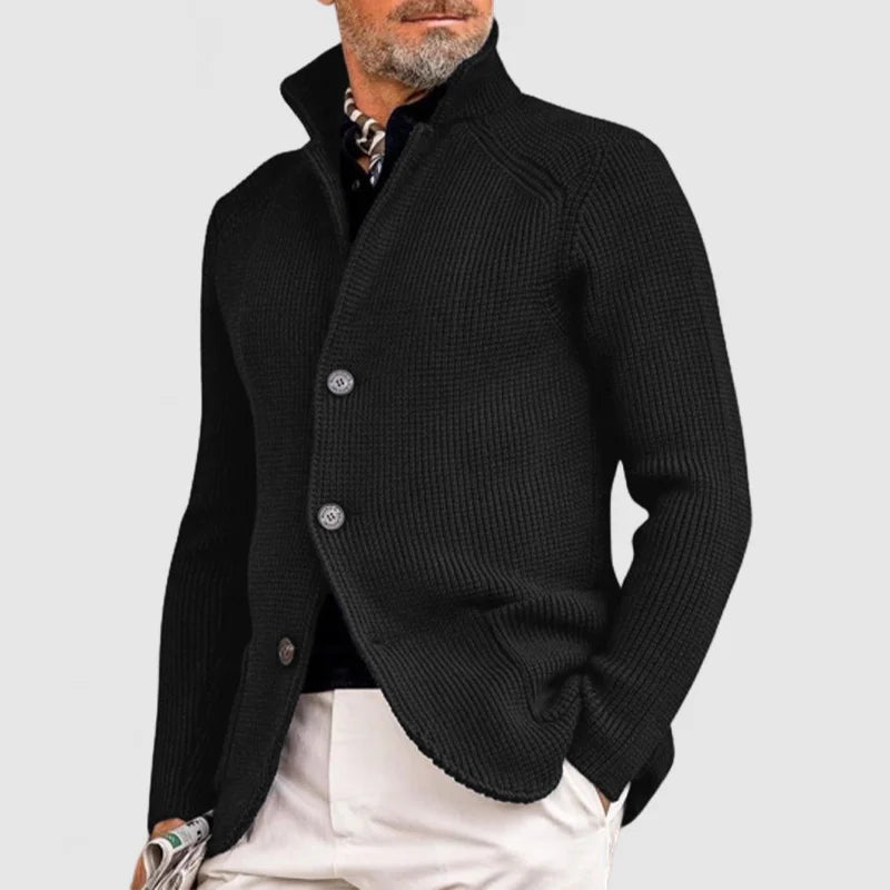 Arnold - Gilet cardigan homme style militaire rétro