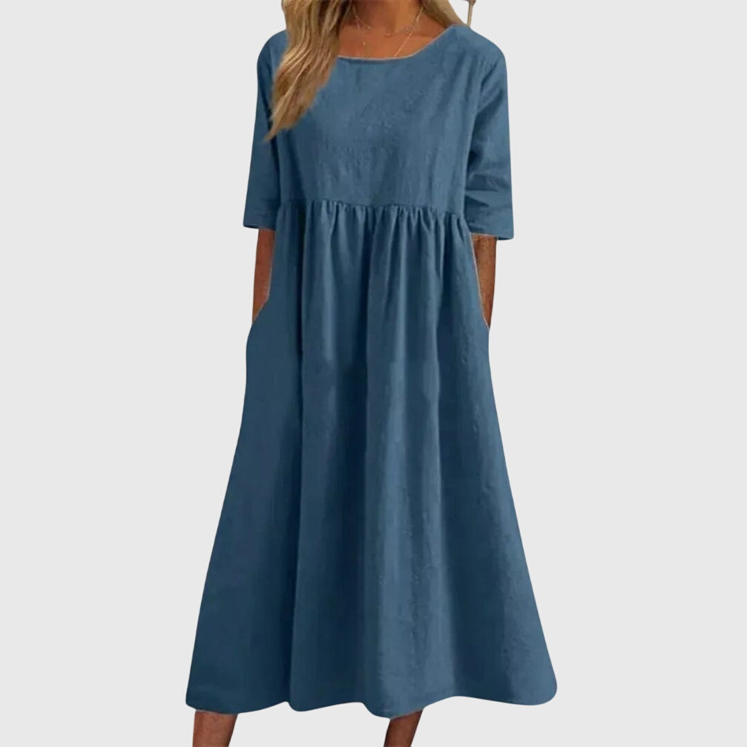 Haisley™ | Elegantní šaty s krátkým rukávem