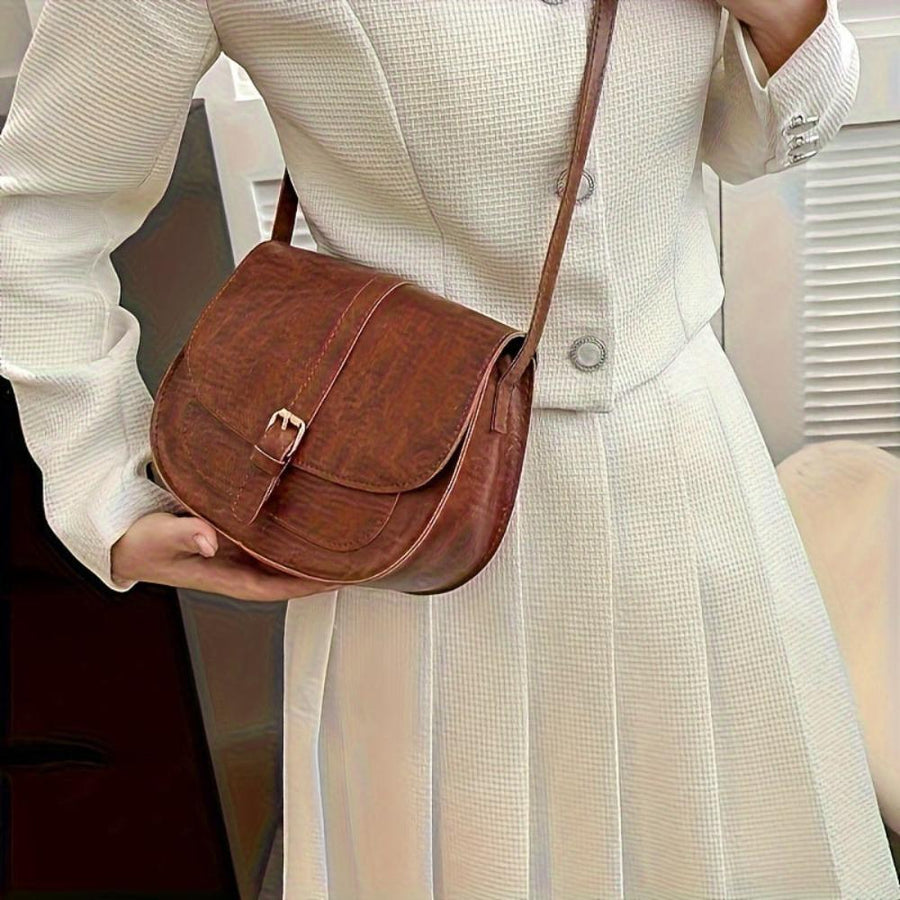 Bolso cruzado clásico Saddle Evelyn