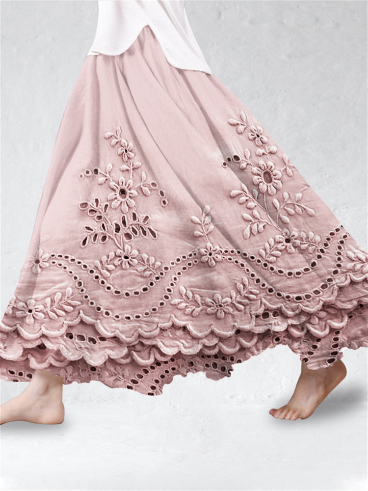Luna™ - Falda bohemia con estampado