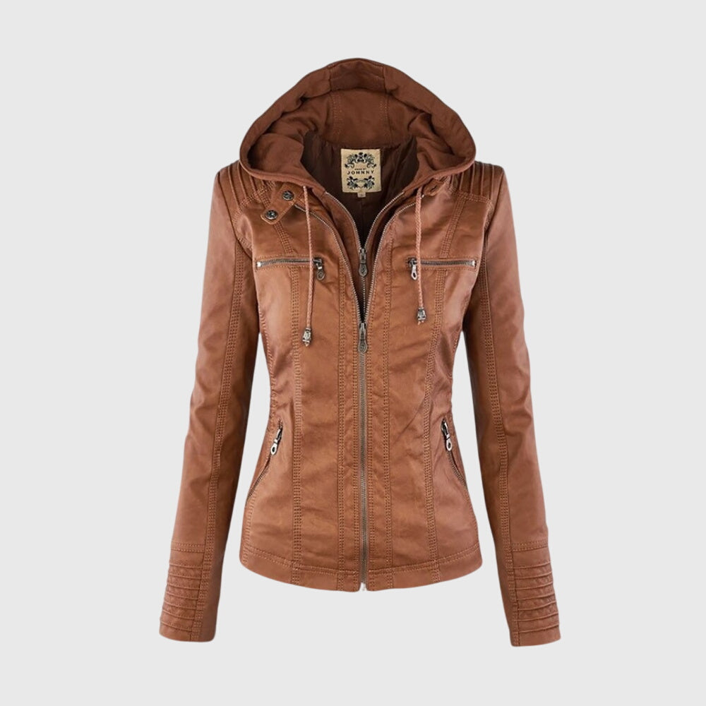 KAROLINE™ La chaqueta de cuero elegante y única