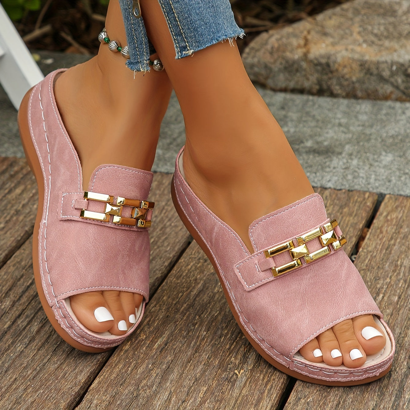 Sandales Romy™ Gold-Link