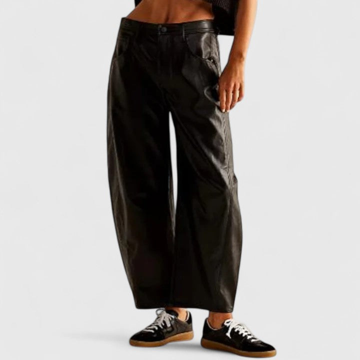 Rain | Pohodlné široké kalhoty