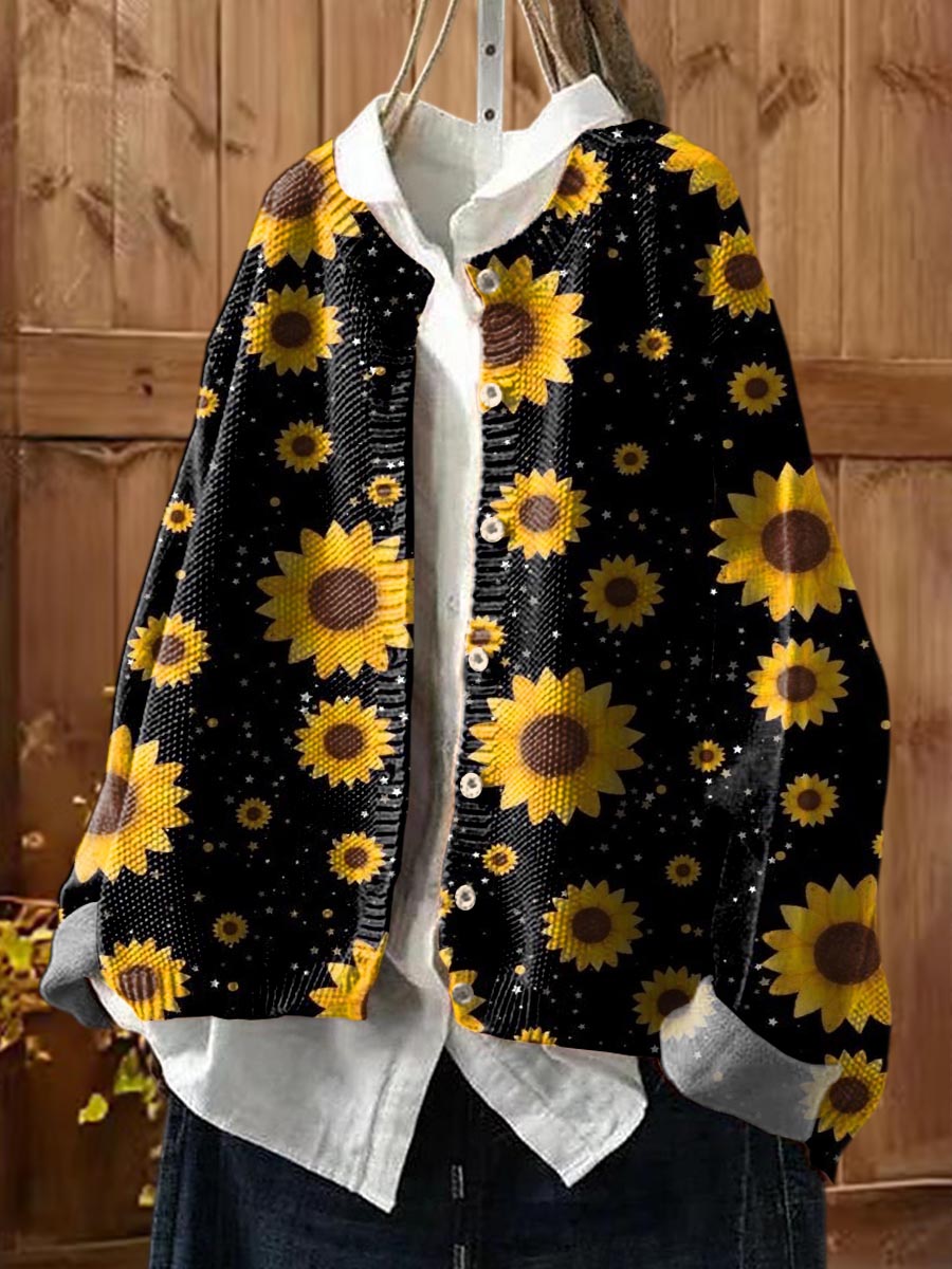 Maggie | Cárdigan Brillo de Girasol