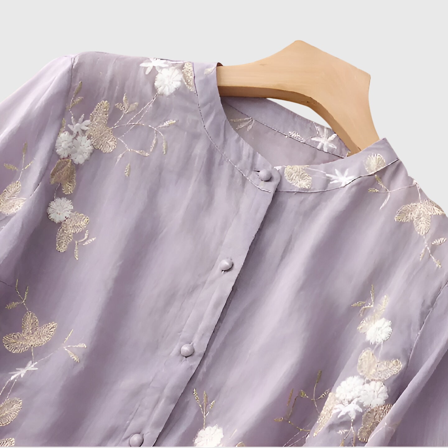 Nellie™ | Elegantní top s vyšívanými květy