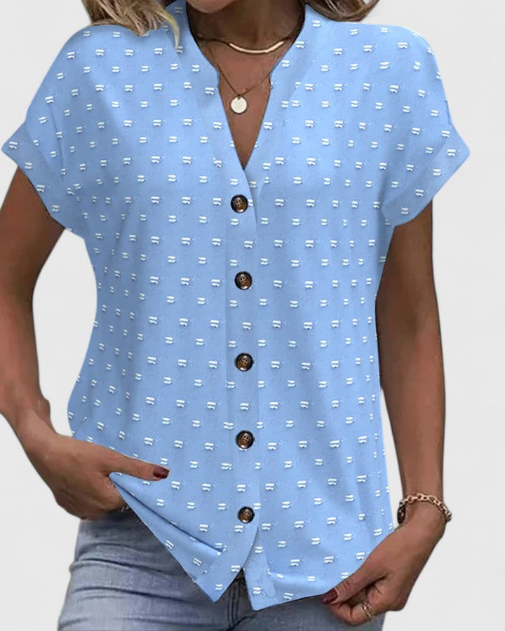 Miles | T-shirt col en V confortable