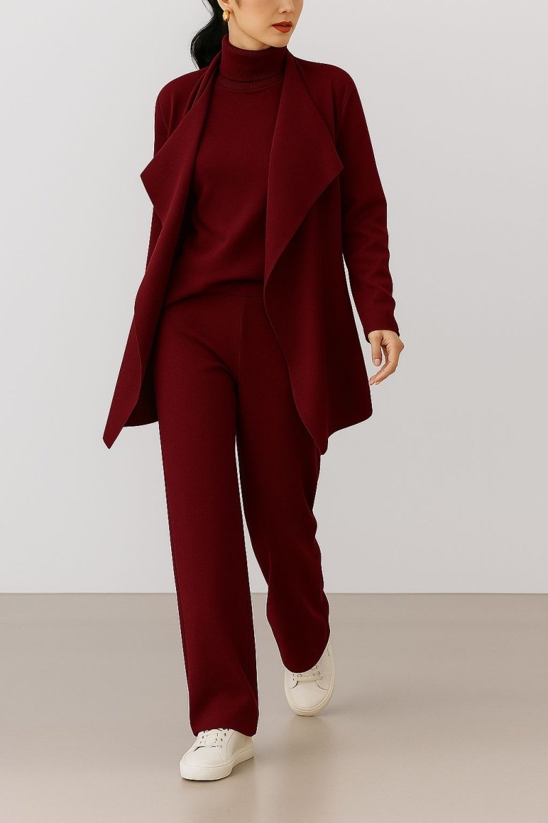 Ensemble gilet, top et pantalon Diana