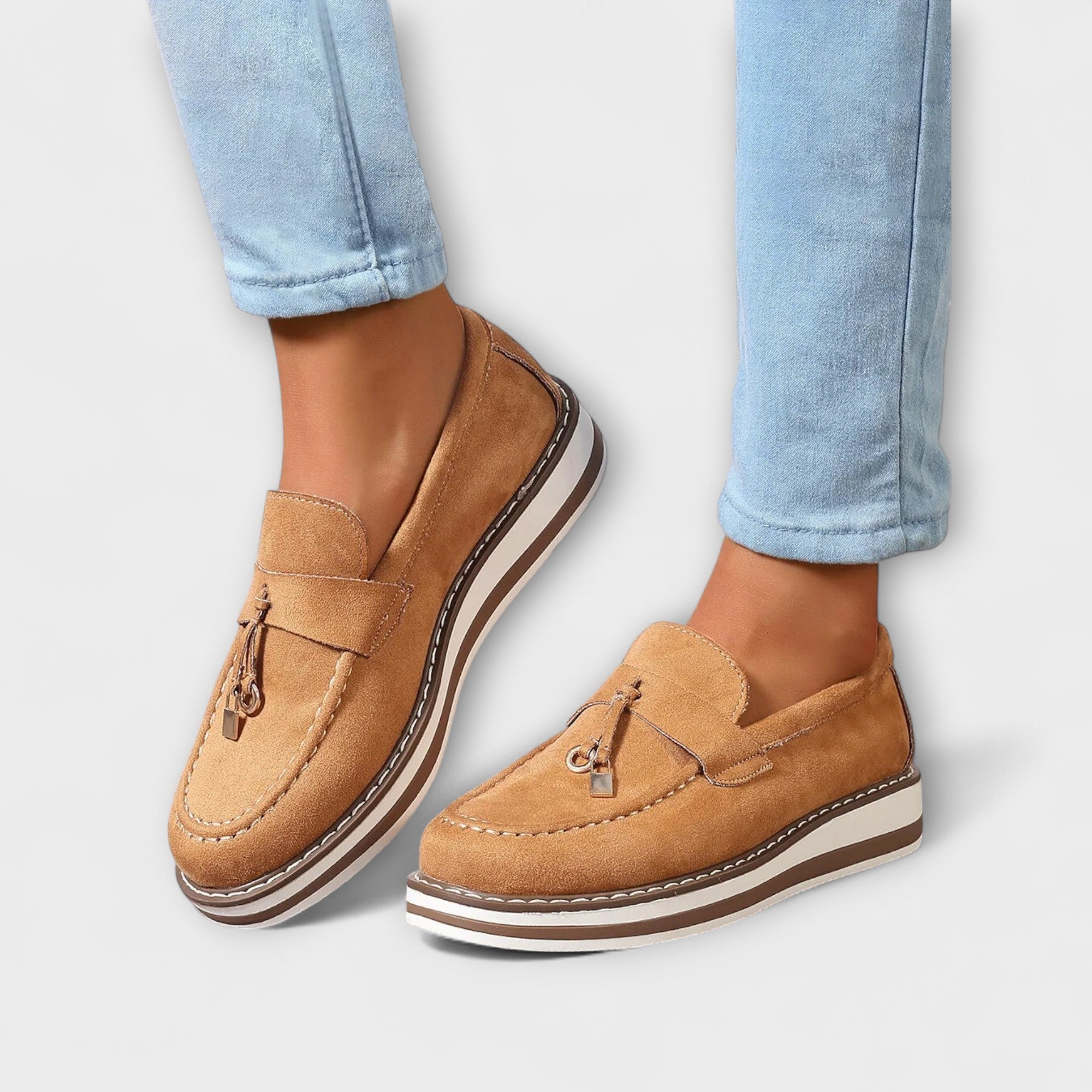 Halo – Mocassins décontractés et élégants avec un bout rond raffiné