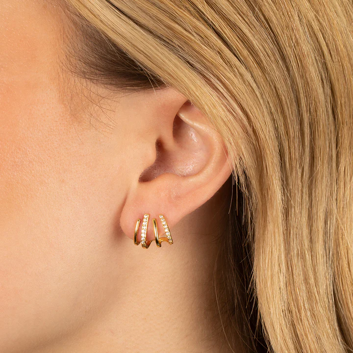 Zabby – spirálové náušnice, typ ear cuff