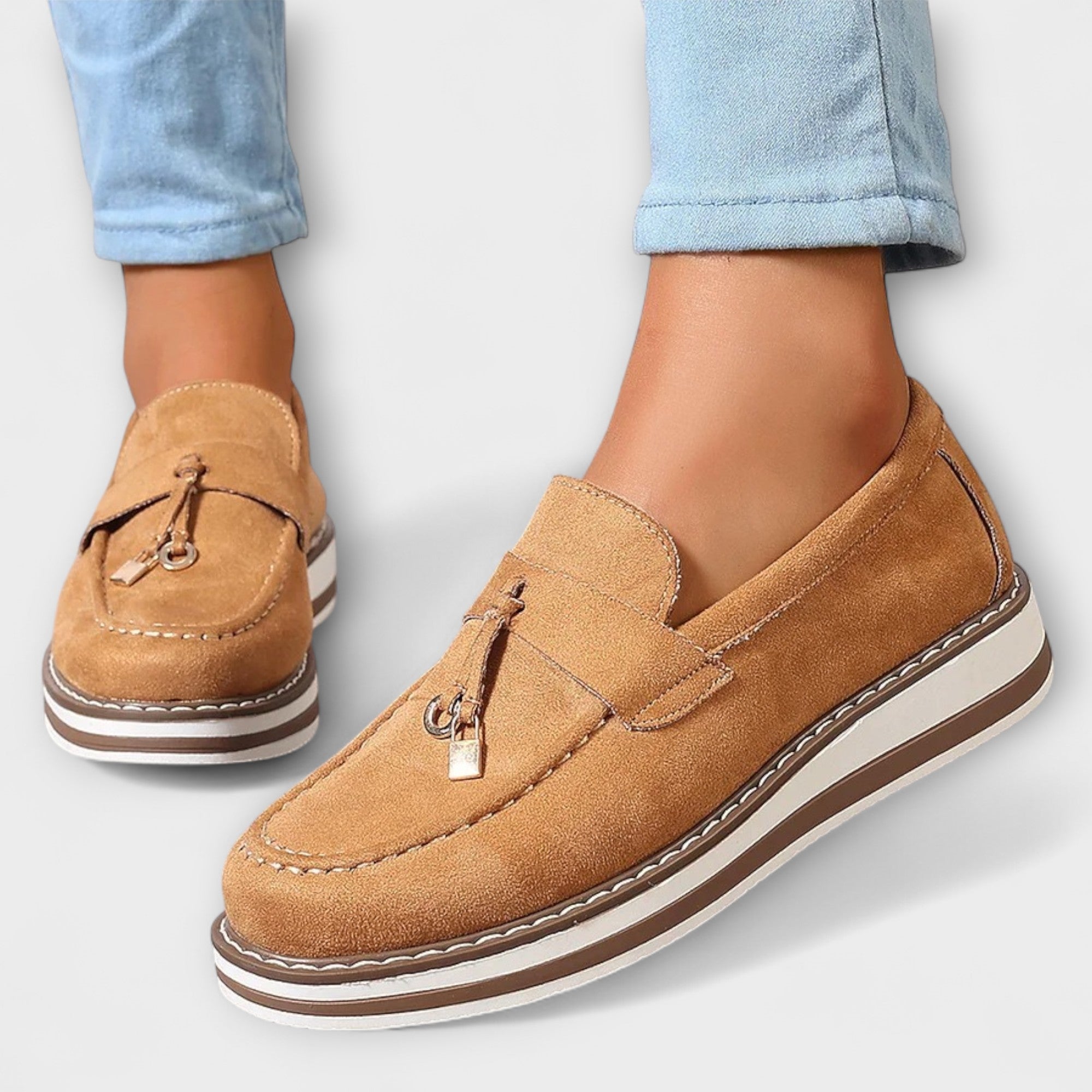 Halo – Mocassins décontractés et élégants avec un bout rond raffiné