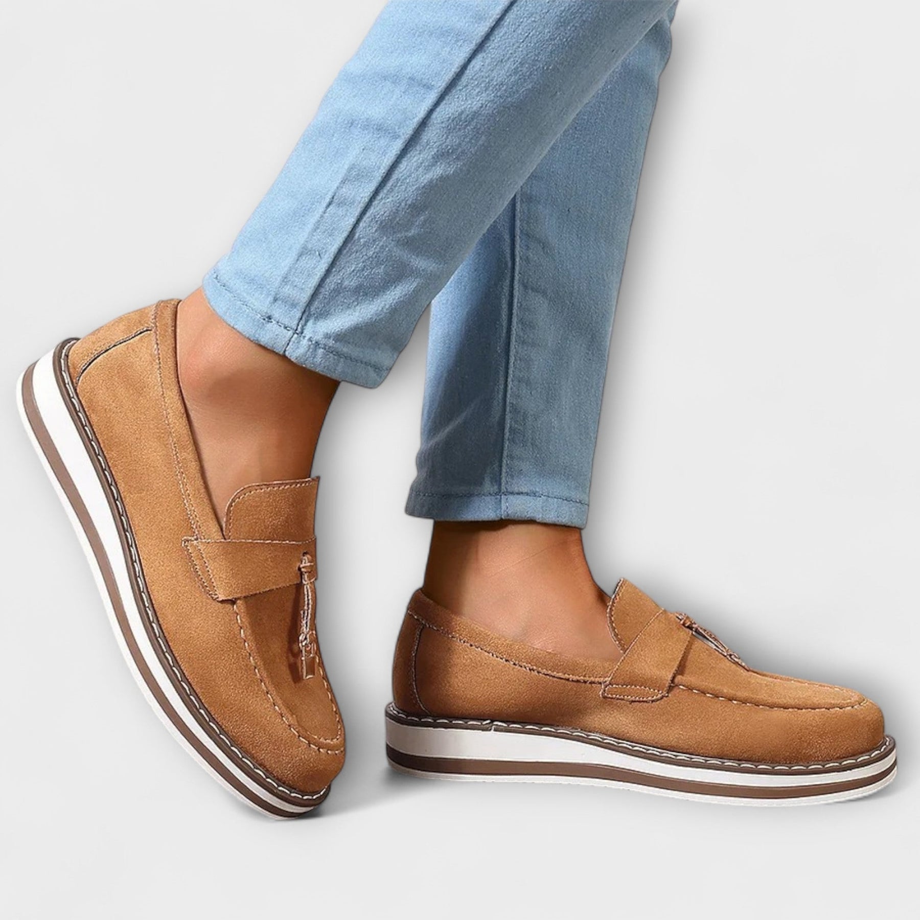 Halo – Mocassins décontractés et élégants avec un bout rond raffiné