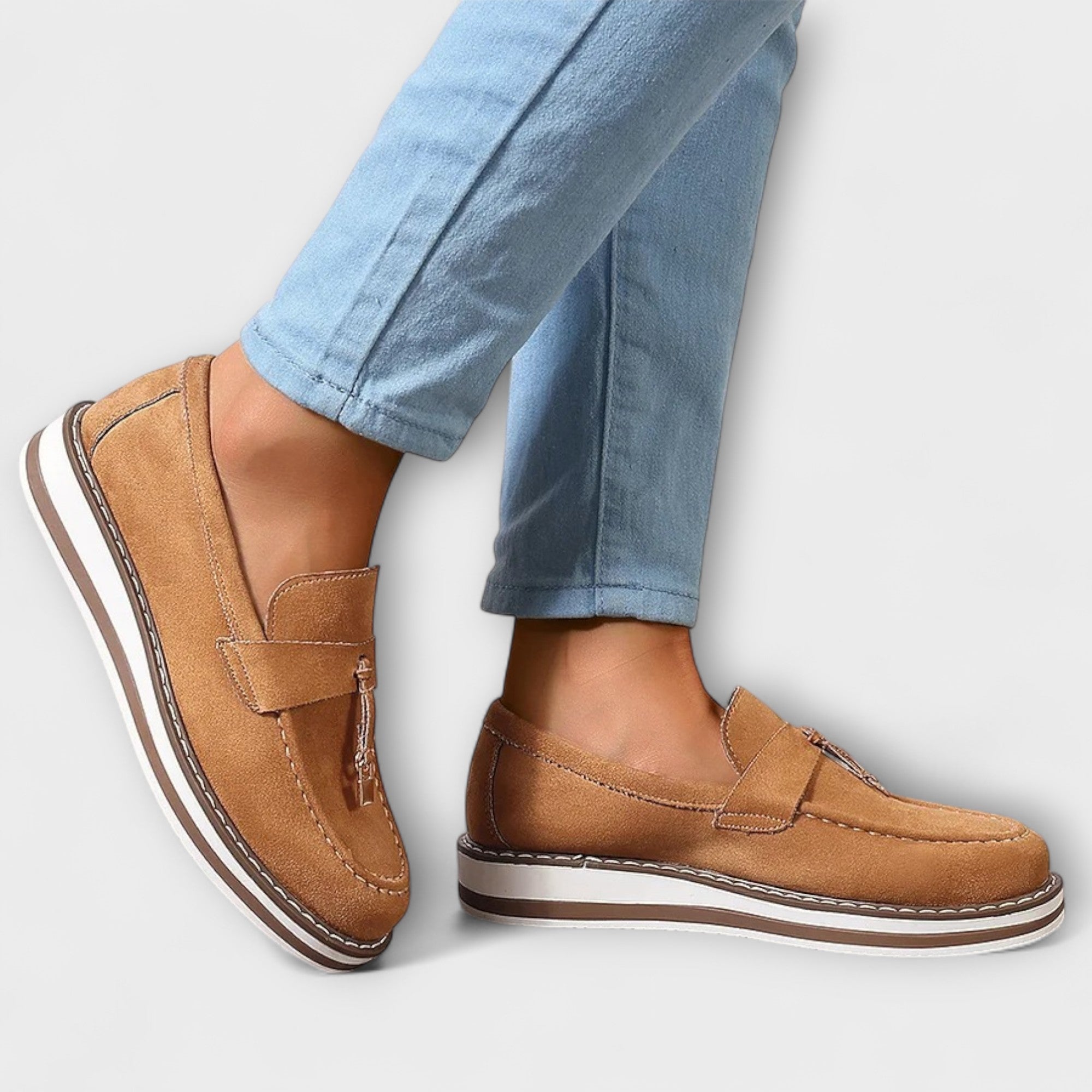 Halo – Mocassins décontractés et élégants avec un bout rond raffiné