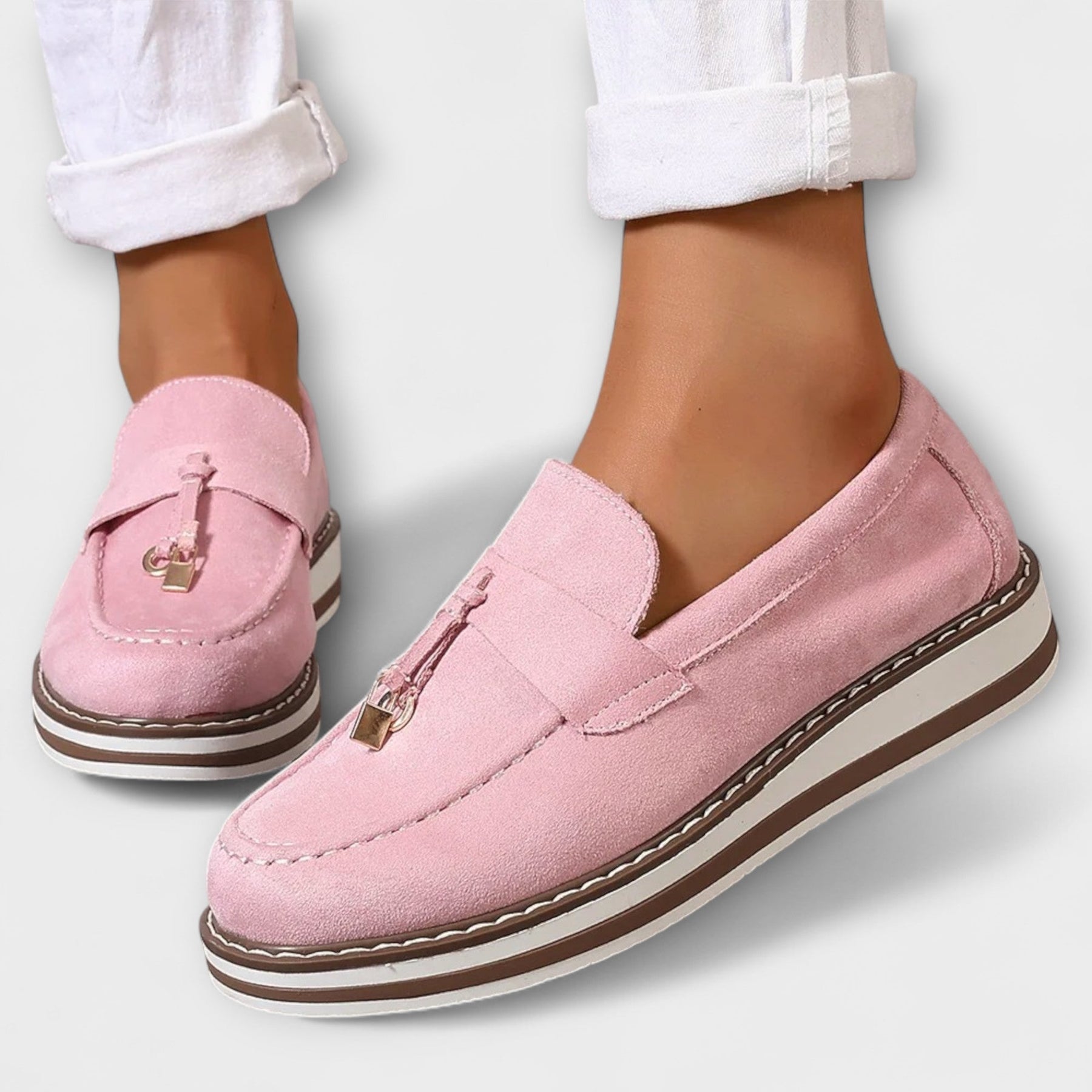 Halo – Mocassins décontractés et élégants avec un bout rond raffiné