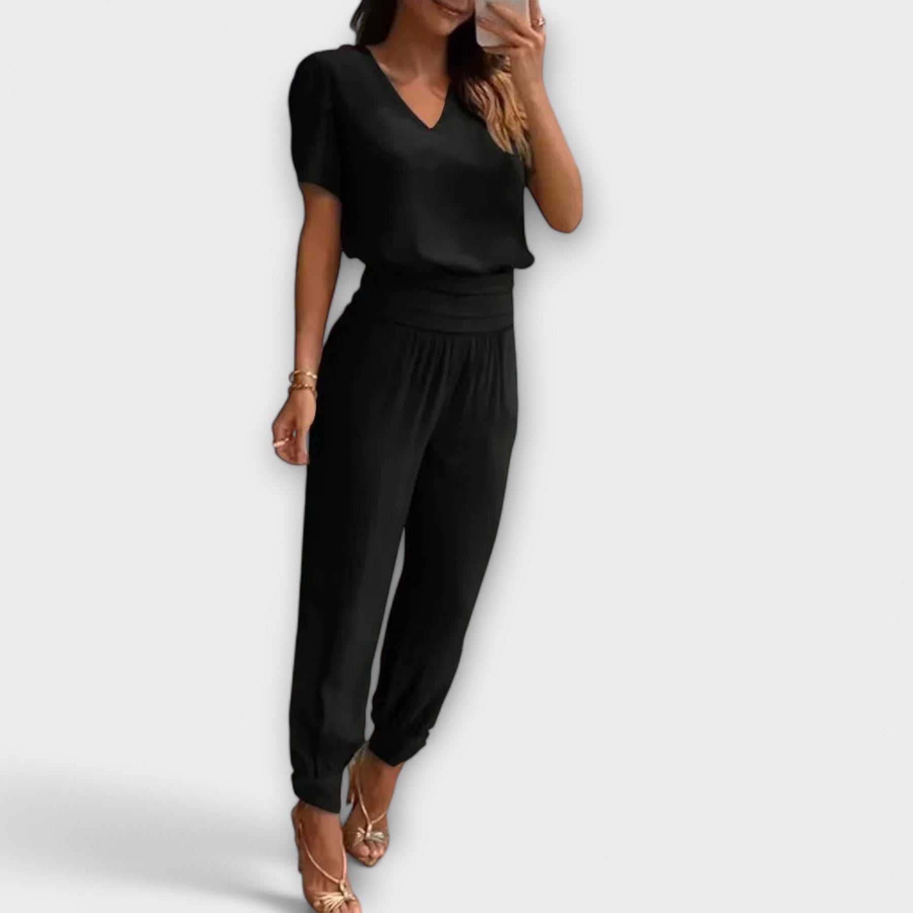 Irmelin – elegantní set s topem a kalhotami