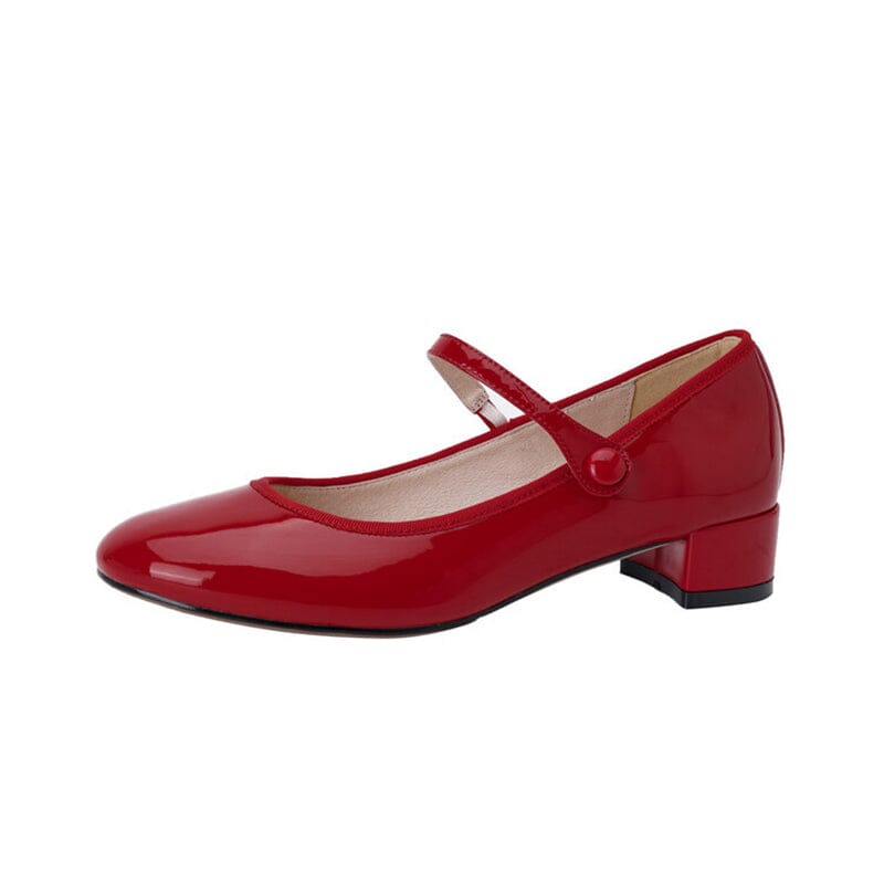 Zapatos Mary Jane de cuero Livy