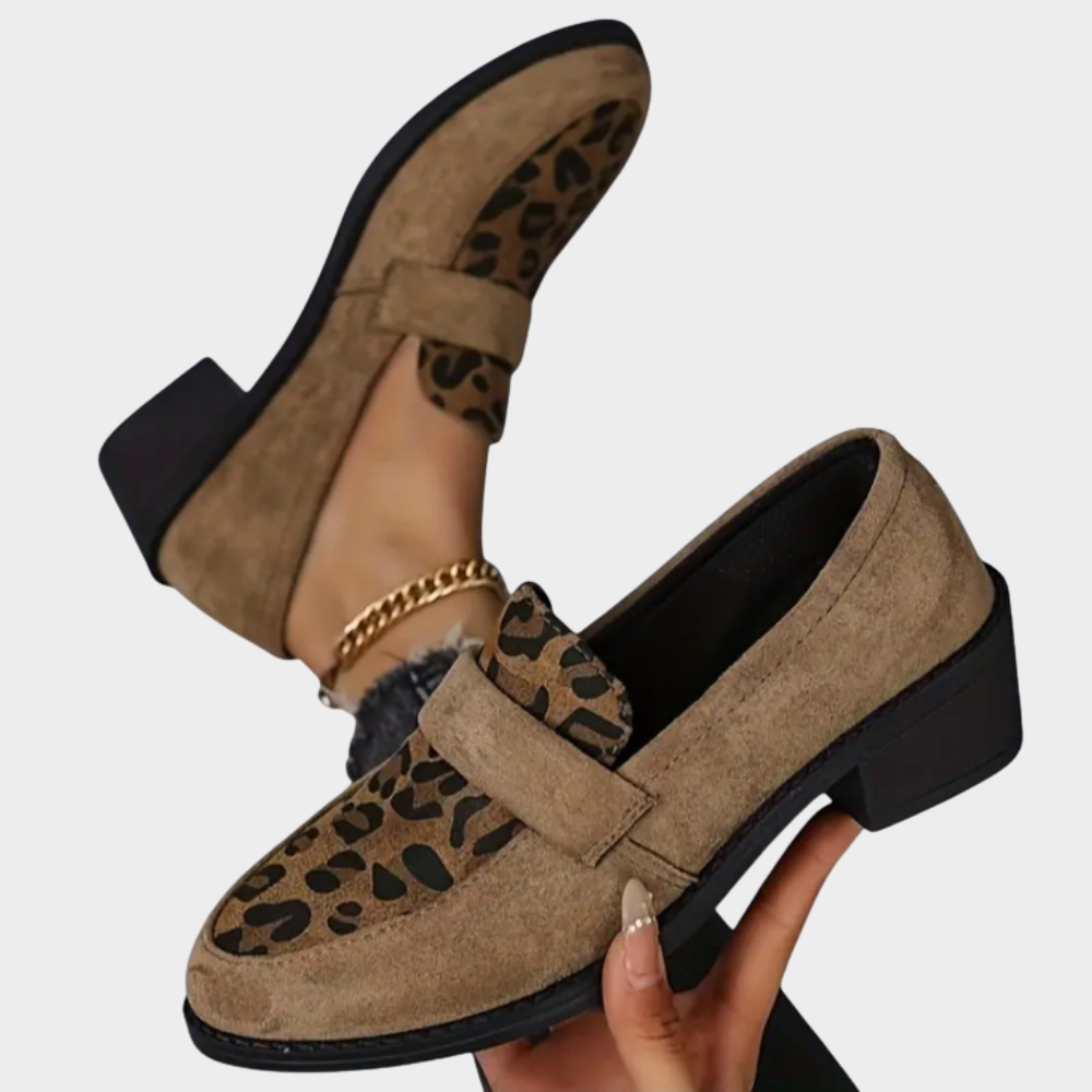 Mira | Ballerines Léopard Femme