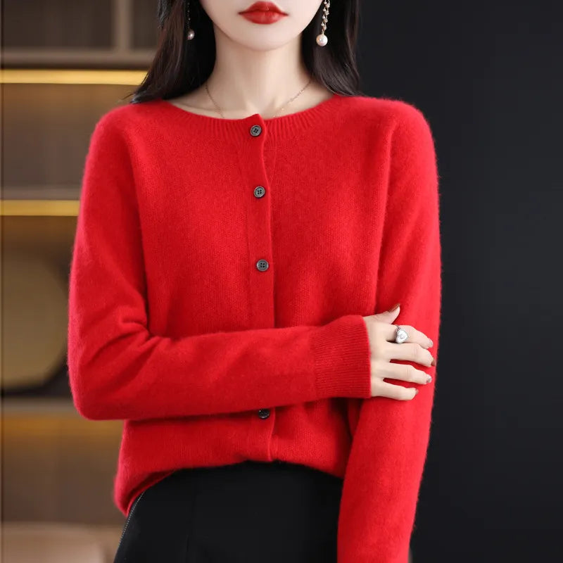 VIVIENNE I WARM COZY KNIT CARDIGAN