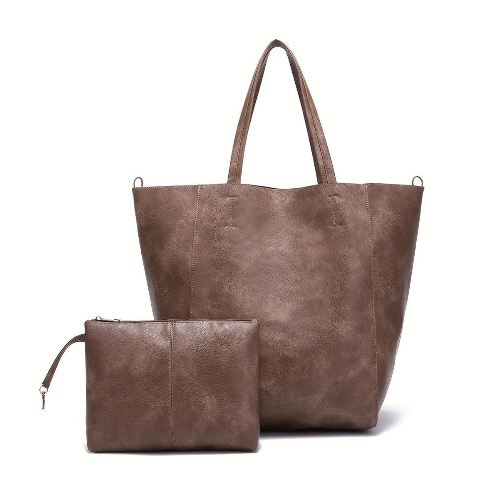 Suavidad retro de Renee | Bolso tote de gran capacidad