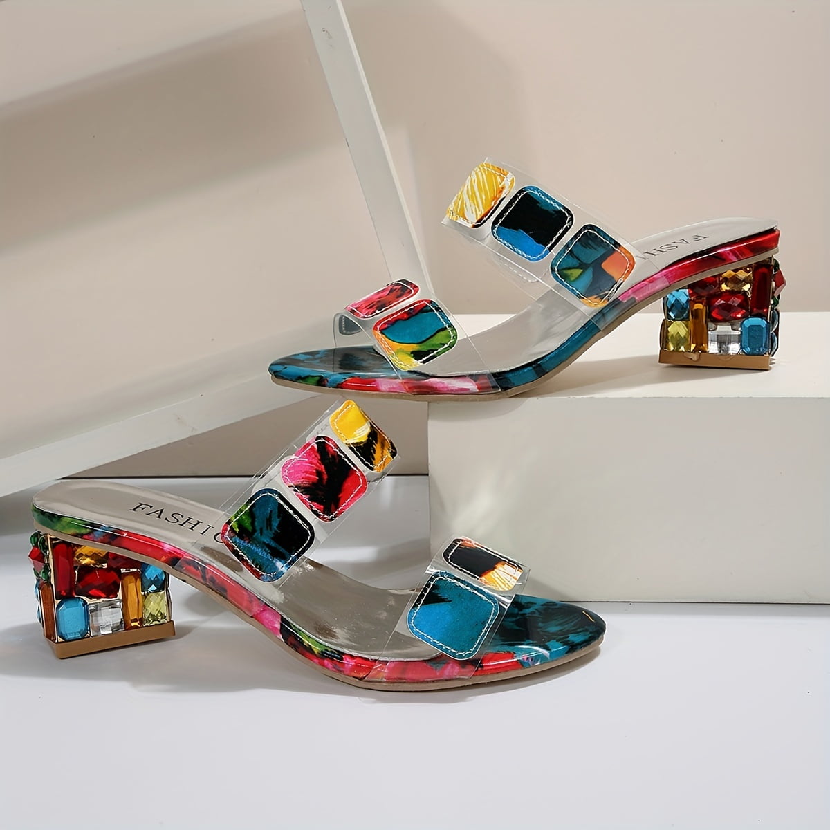 Wendy - Crystal-Embellished Sandals
