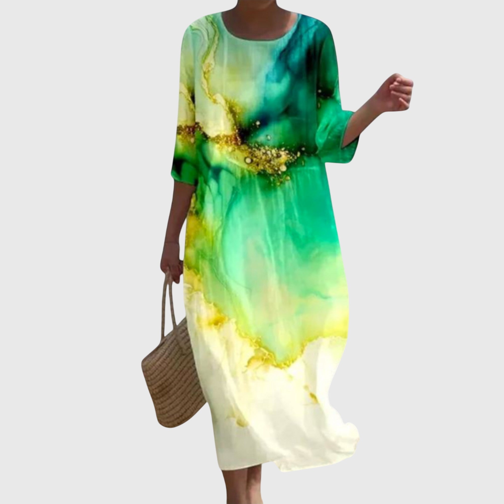 Hayley™ | Stylové květované maxi šaty