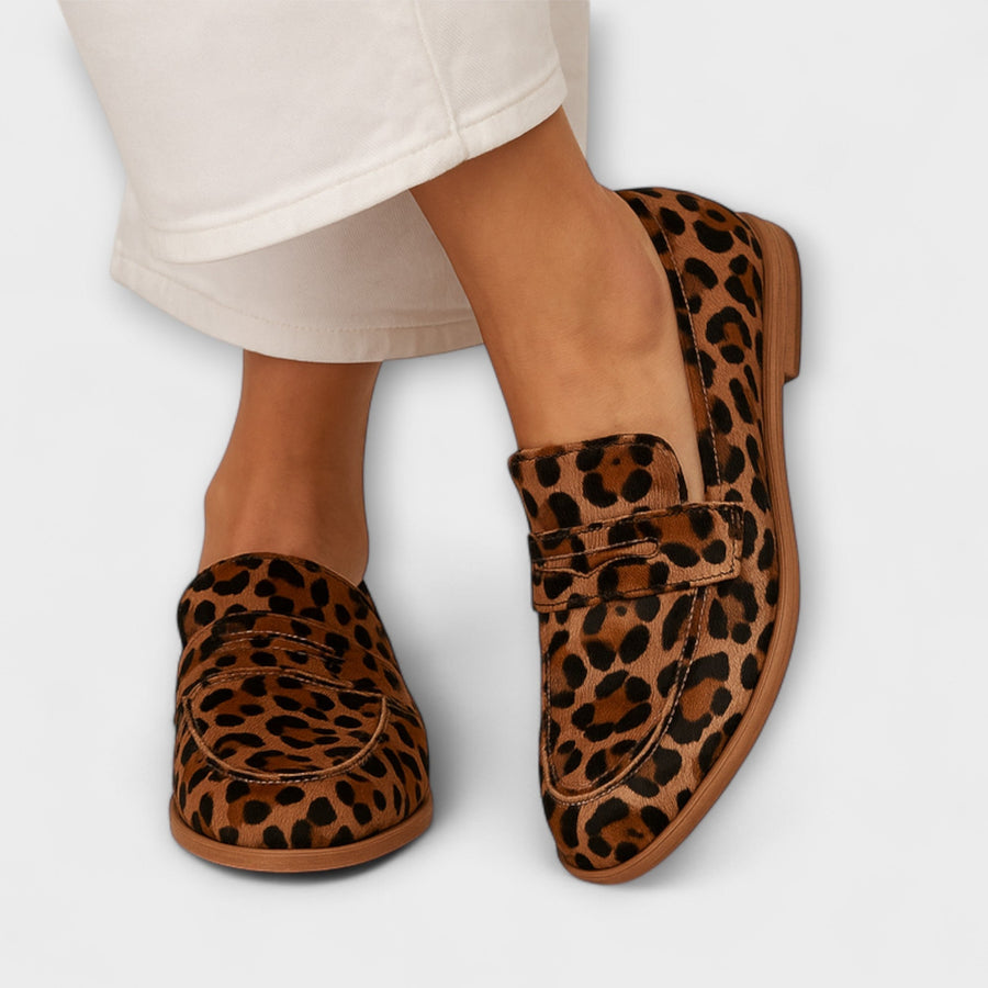 Elaine - Mocassins en Tissu Doux Confortables et Élégants pour Usage Quotidien
