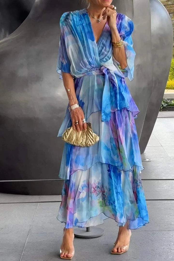 Cassia – Fluid Chiffon Dress for Women