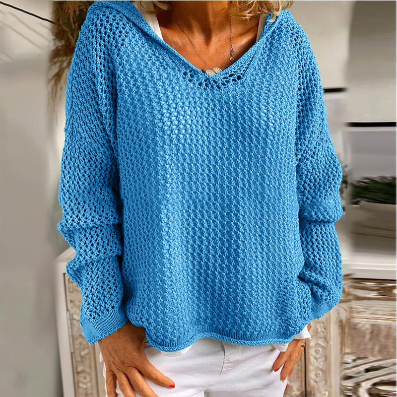 Delia – Loose-Fit Open Knit Sweater