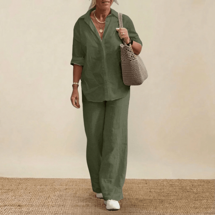 Elegant 2-Piece Linen Set