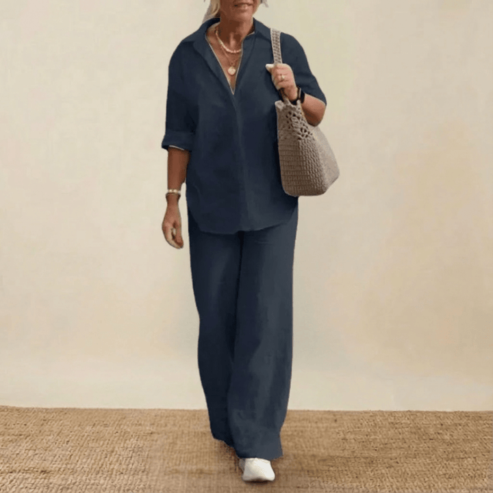 Elegant 2-Piece Linen Set