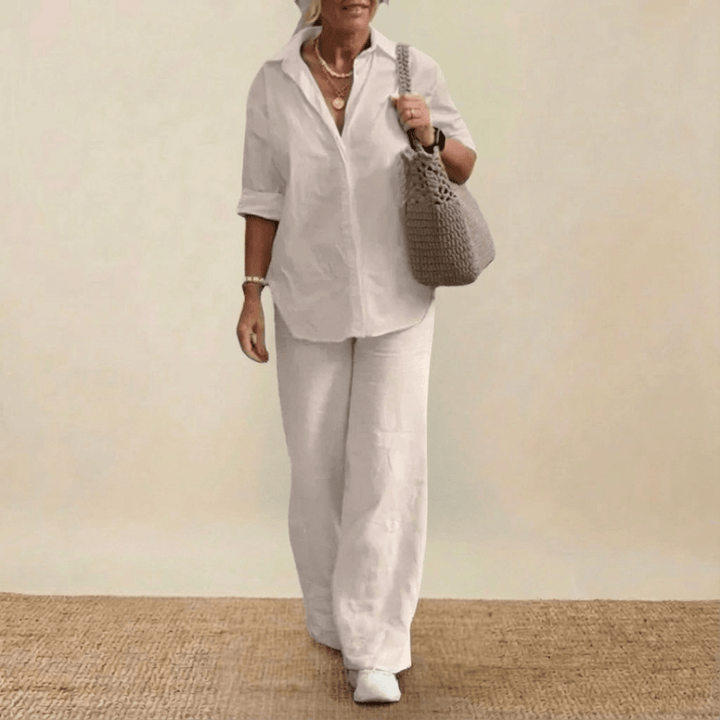 Elegant 2-Piece Linen Set