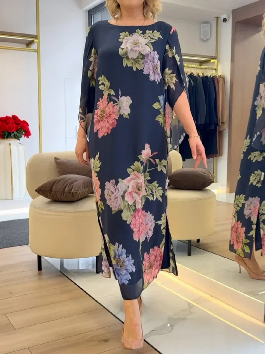 Margot | Robe longue fleurie
