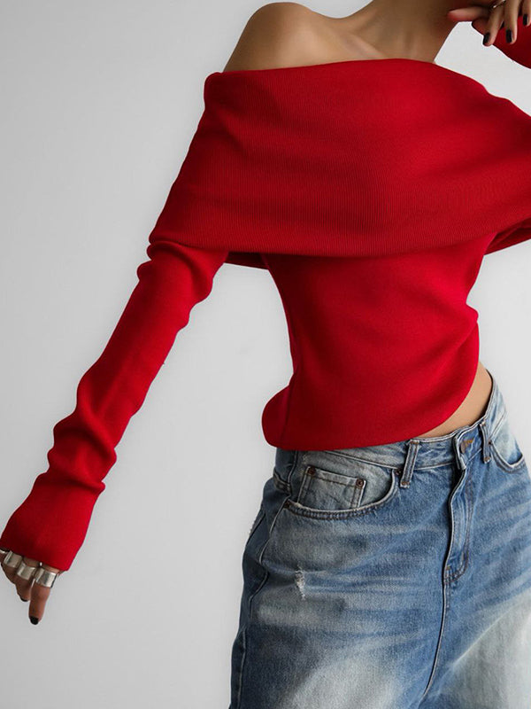 Erica | Suéter Elegante con Hombros Descubiertos