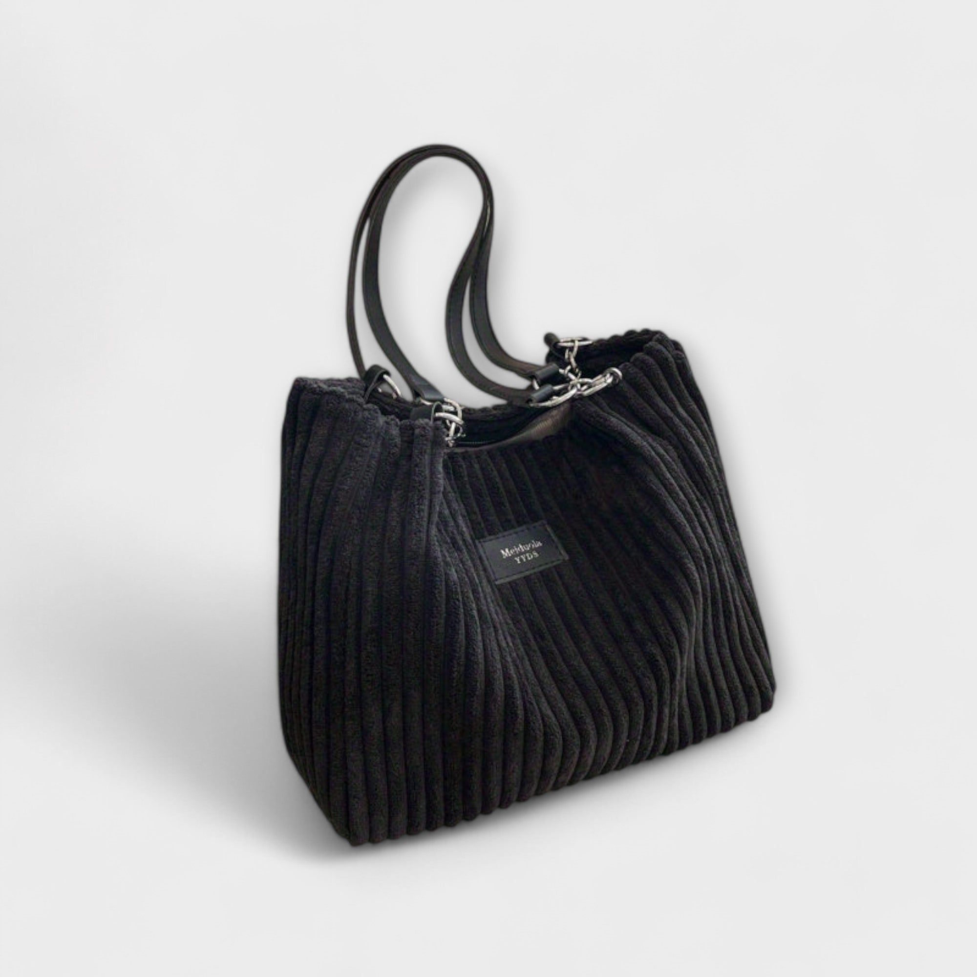 Olivia - Sac porté épaule en velours côtelé souple