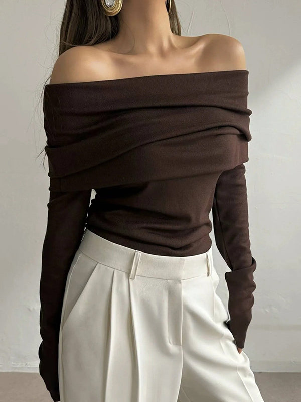 Erica | Suéter Elegante con Hombros Descubiertos