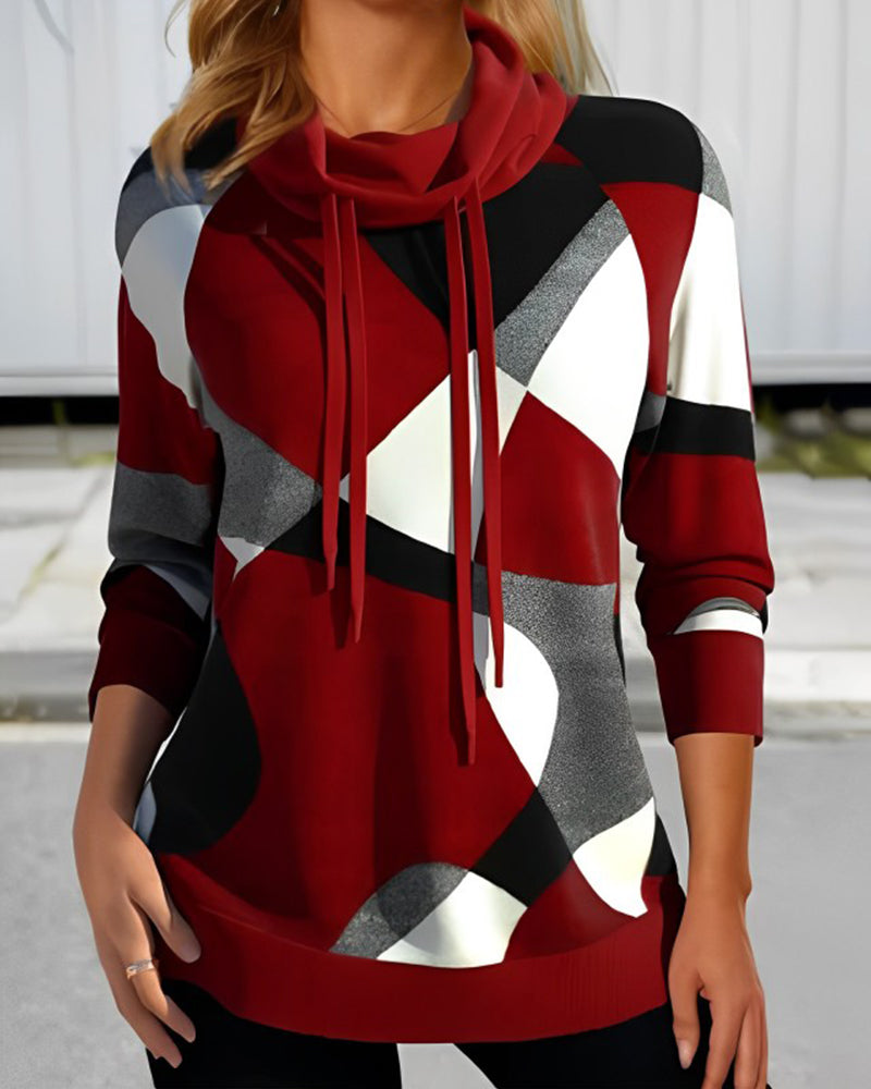 Clara - Sweat à Capuche Colour Block