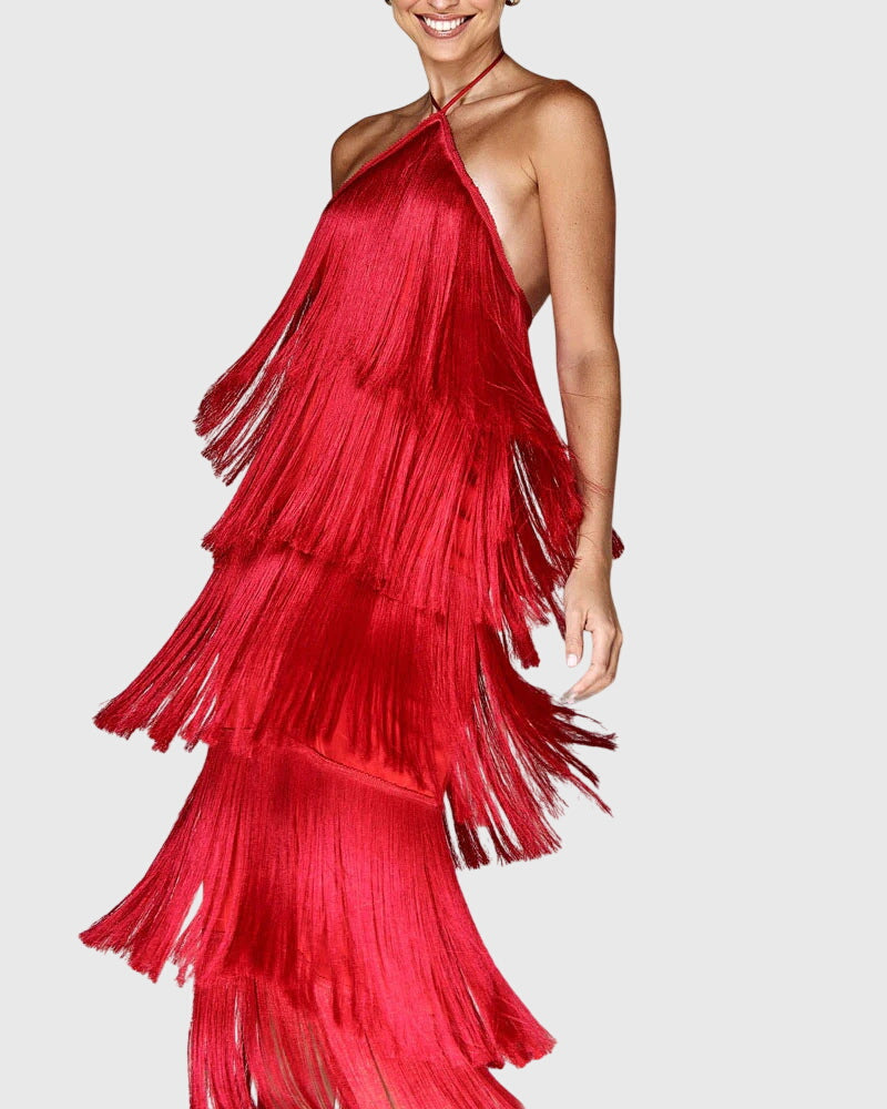 Artiselle™ - Robe à pompons