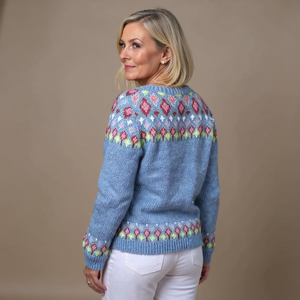Quinnie | Cardigan vintage en laine islandaise