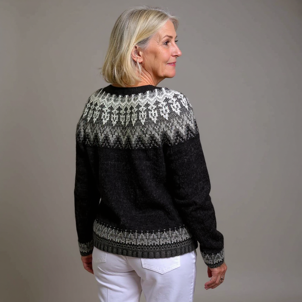 Nevaeh | Cardigan en Laine Islandaise Vintage