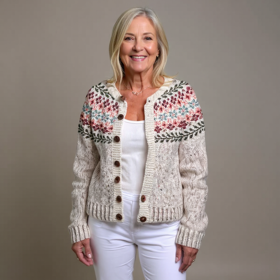 Madelyne | Vintage Icelandic Wool Cardigan