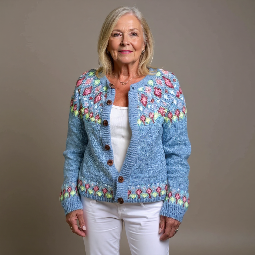 Quinnie | Cardigan vintage en laine islandaise