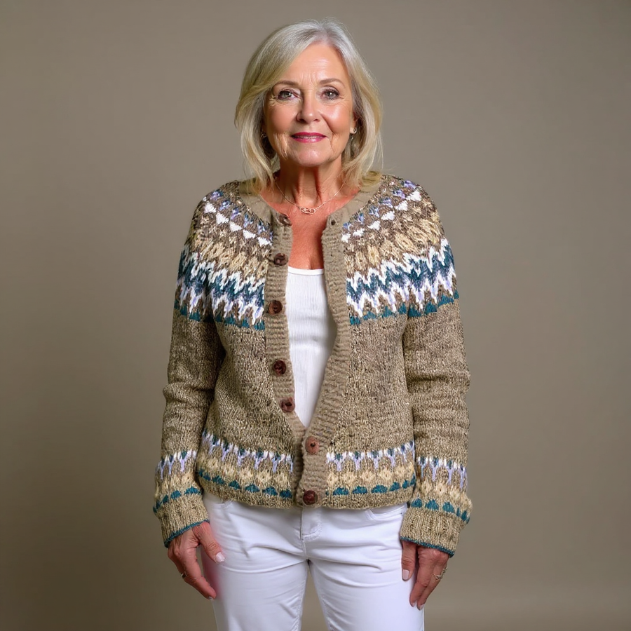 Cora | Vintage Icelandic Wool Cardigan