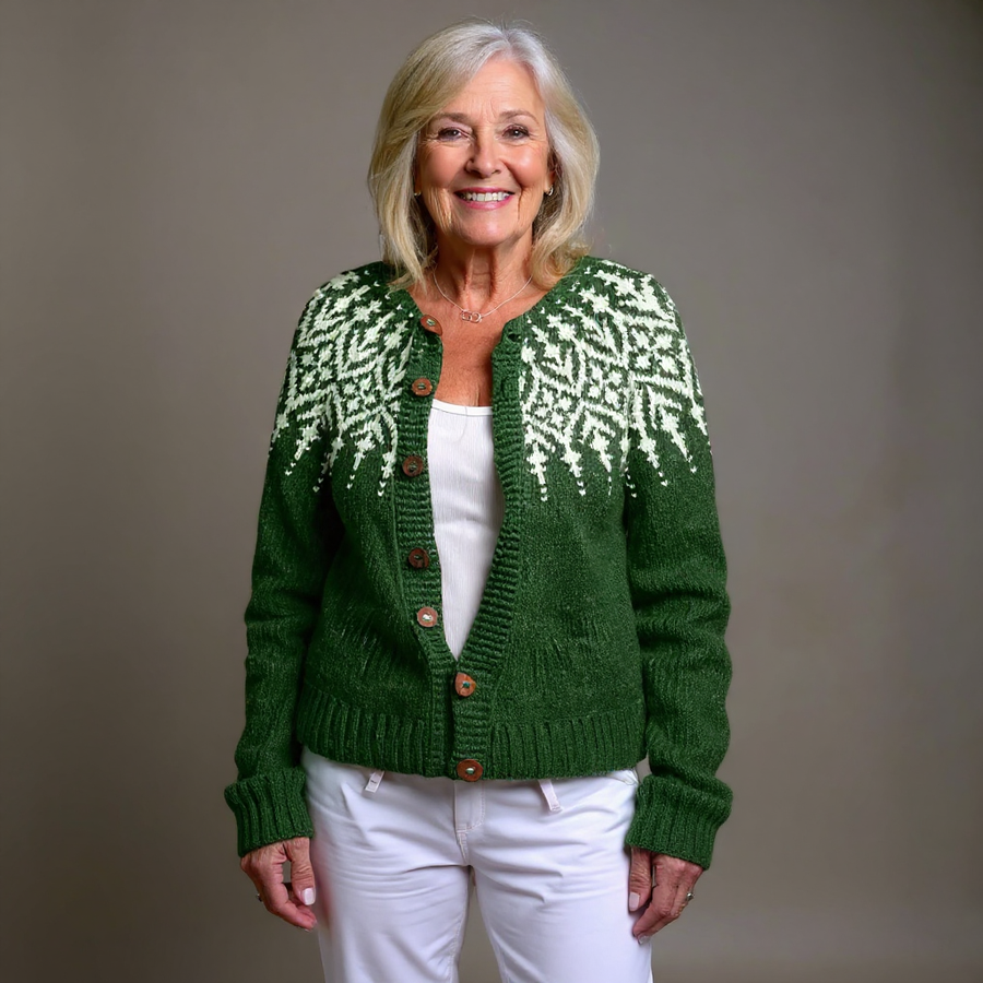 Brienne | Vintage Icelandic Wool Cardigan