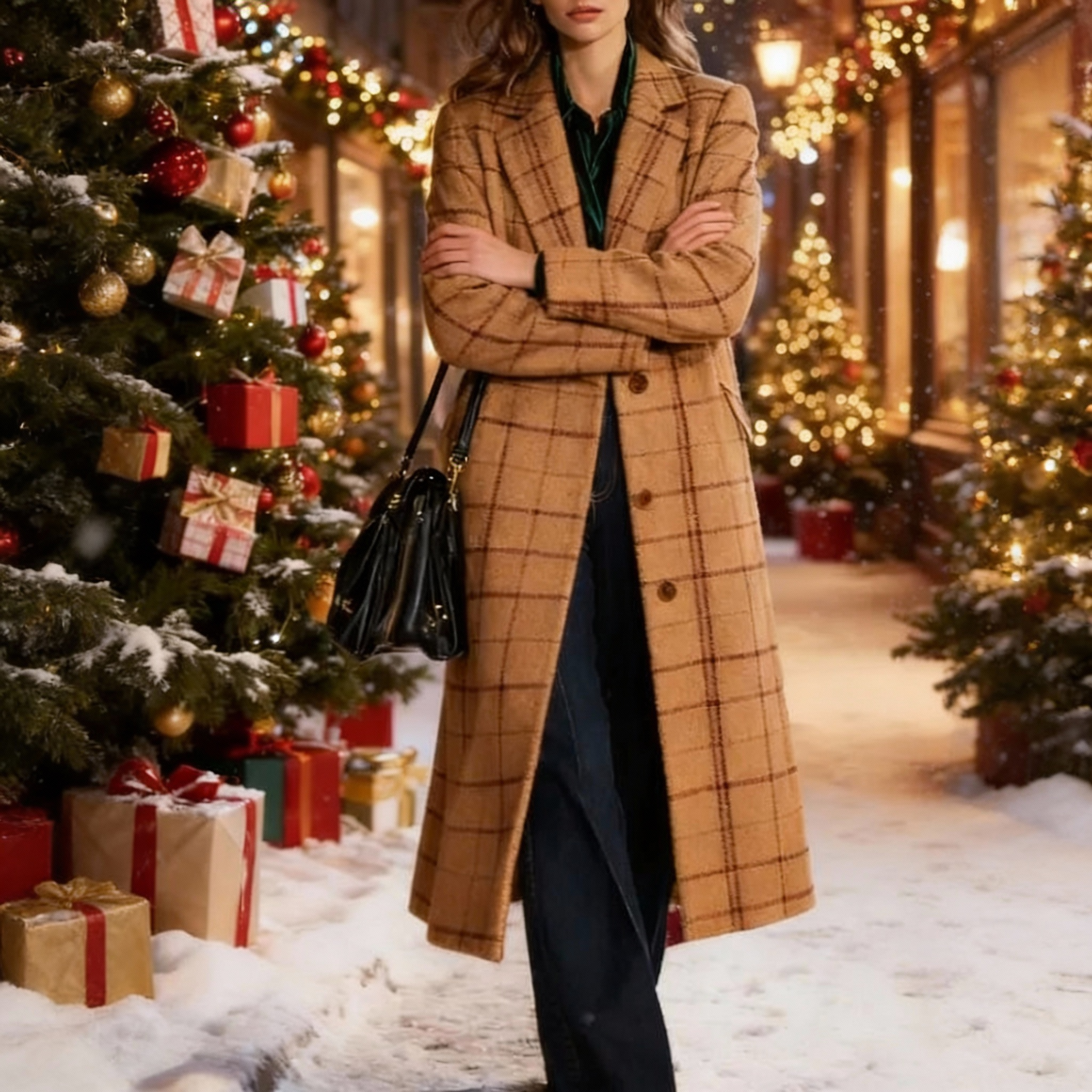 Clara - Manteau écossais classique