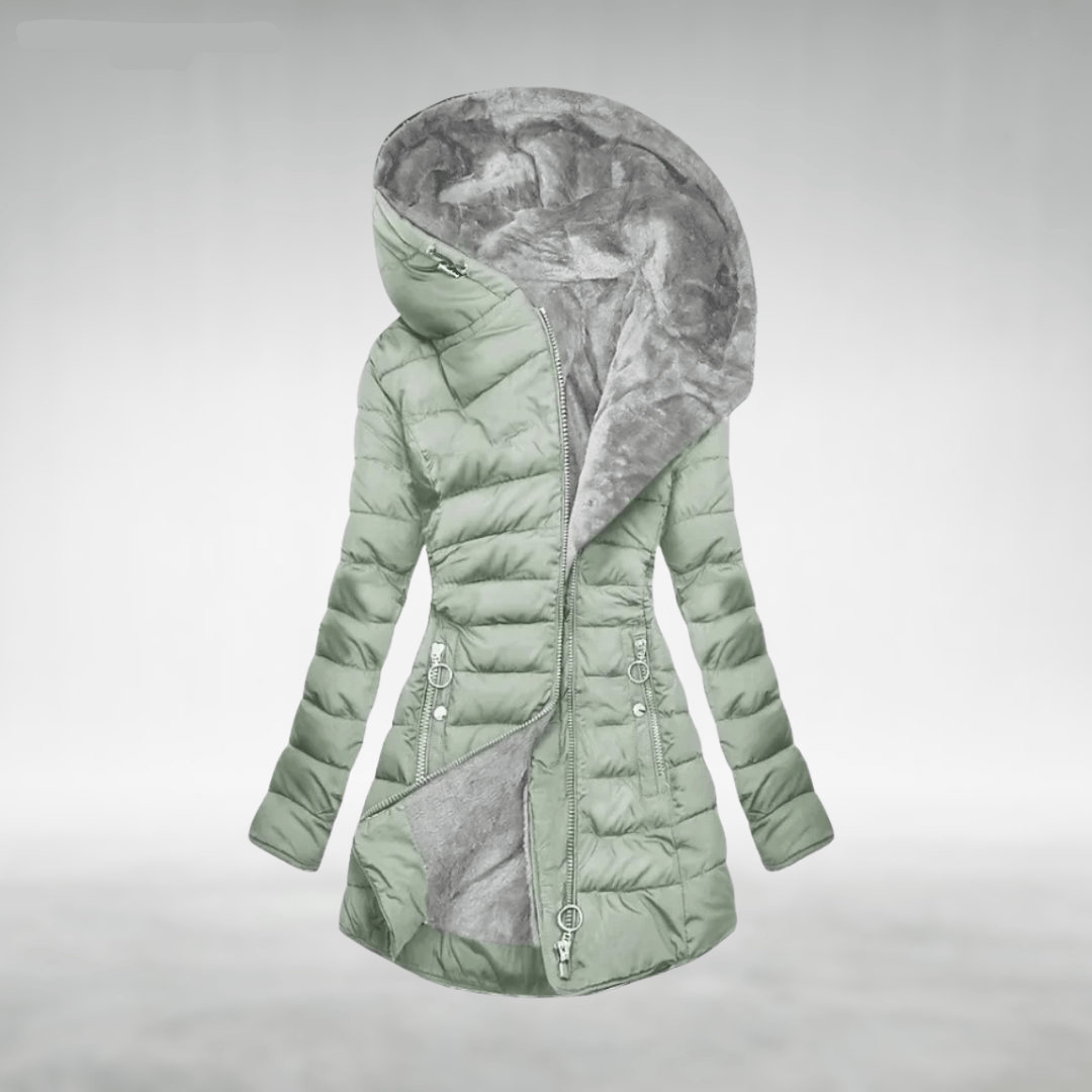 GABRIELLE | VESTE D'HIVER DOUBLÉE DE MOLLETON