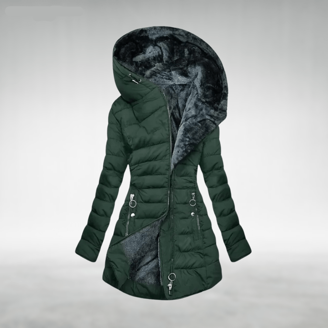 GABRIELLE | VESTE D'HIVER DOUBLÉE DE MOLLETON